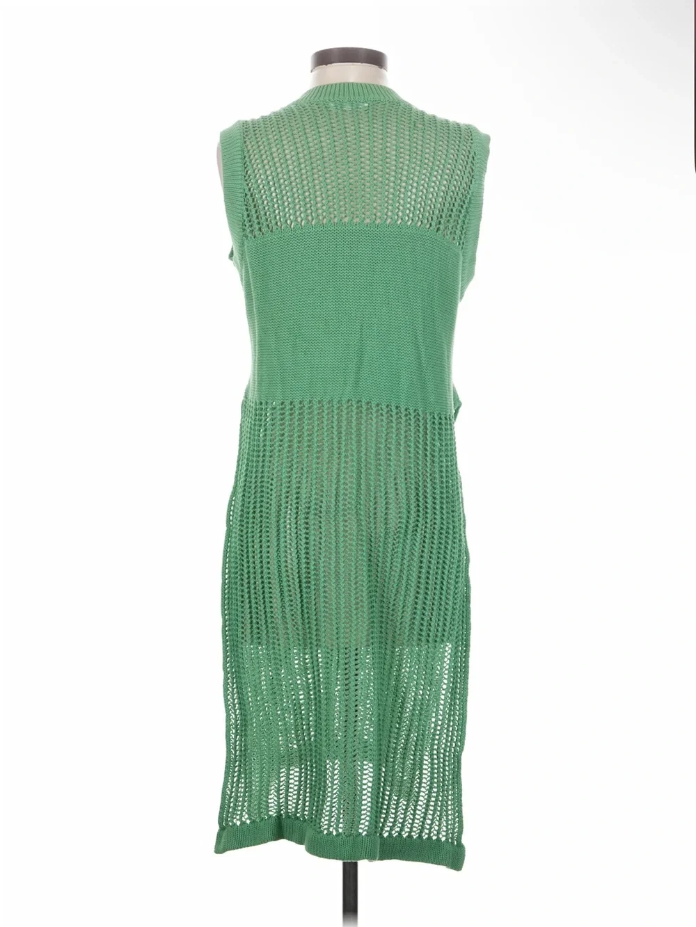 Free People Green Crochet Knit Cover-Up Dress - Women Swim